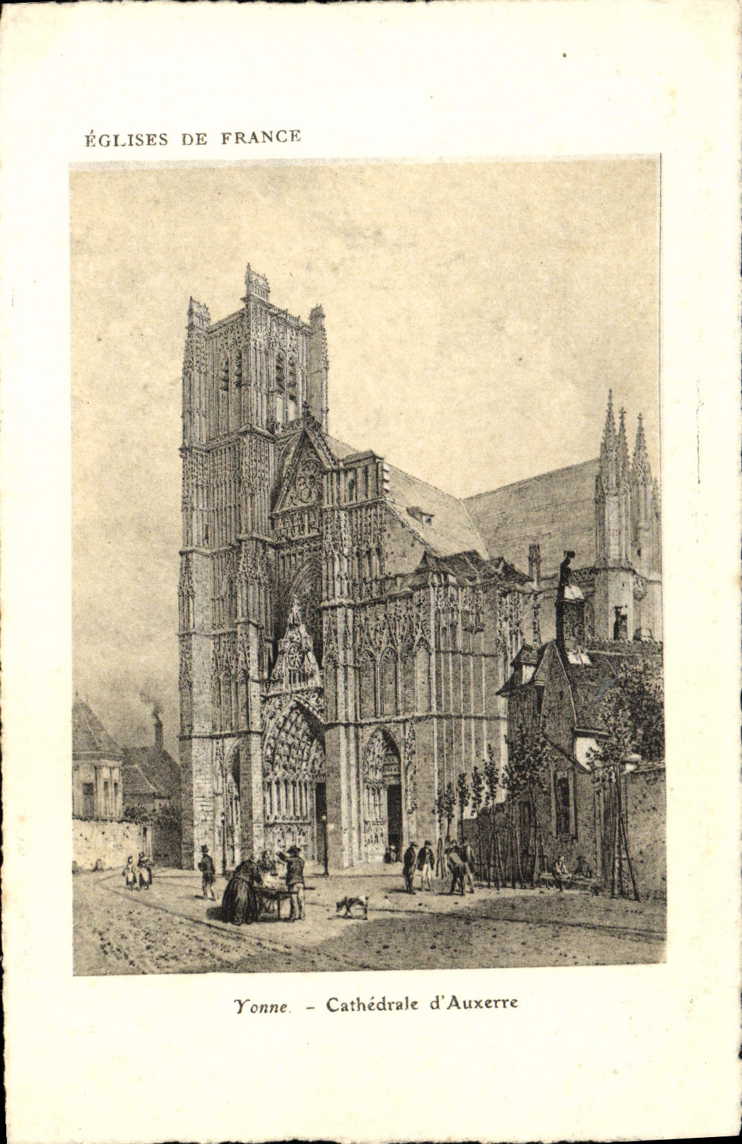 CPA Auxerre La Cathedrale d'Auxerre