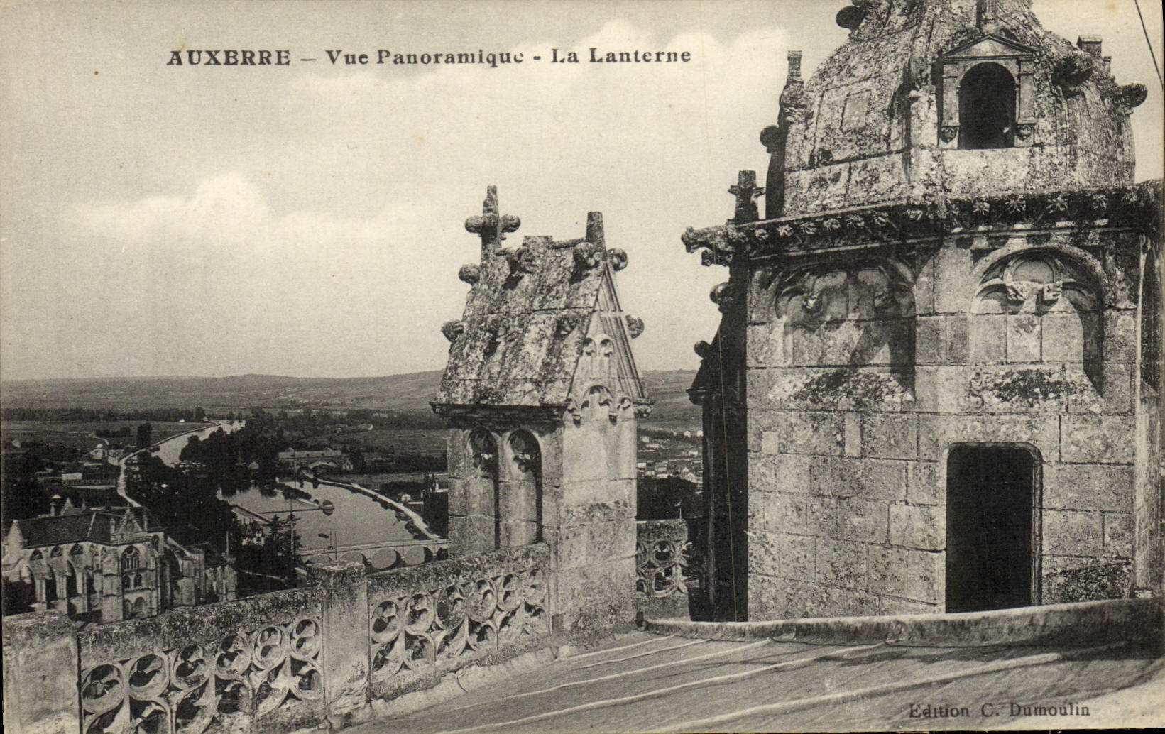CPA Auxerre Vue panoramique La lanterne