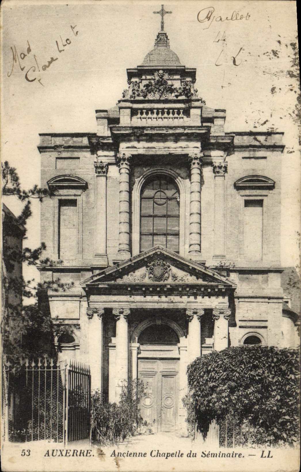 CPA Auxerre Ancienne Chapelle Du Seminaire
