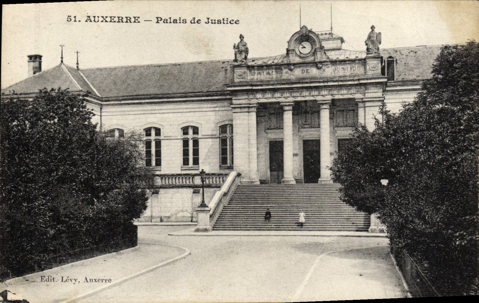 CPA Auxerre Palais de Justice