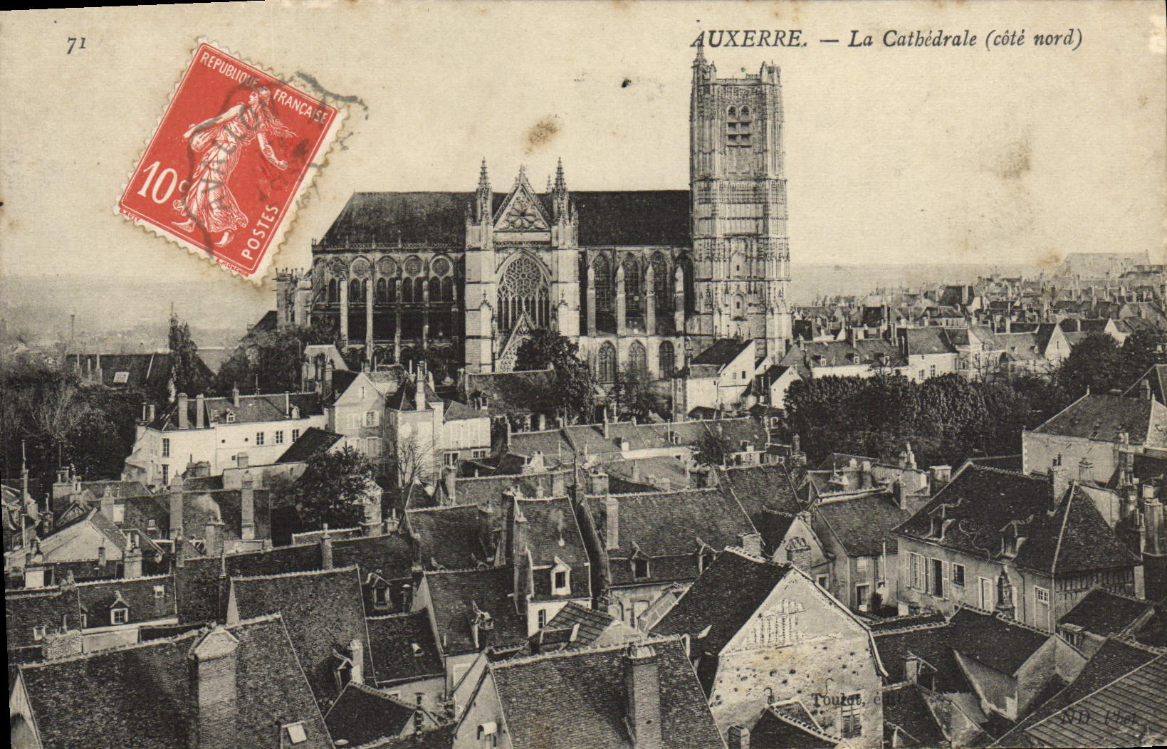 CPA Auxerre La Cathedrale
