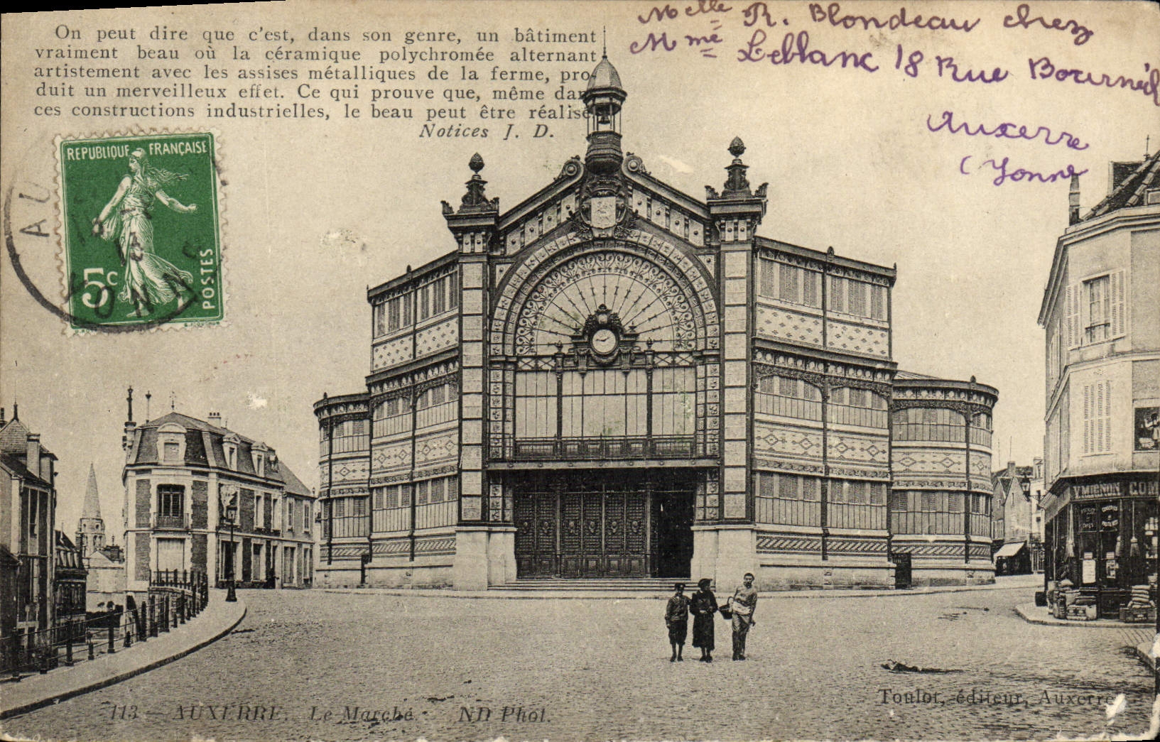 CPA Auxerre Le Marche