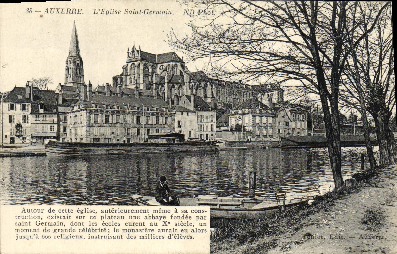 CPA Auxerre L'Eglise Saint Germain