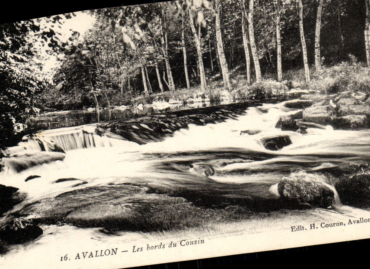 CPA Avallon Les Bords Du Cousin