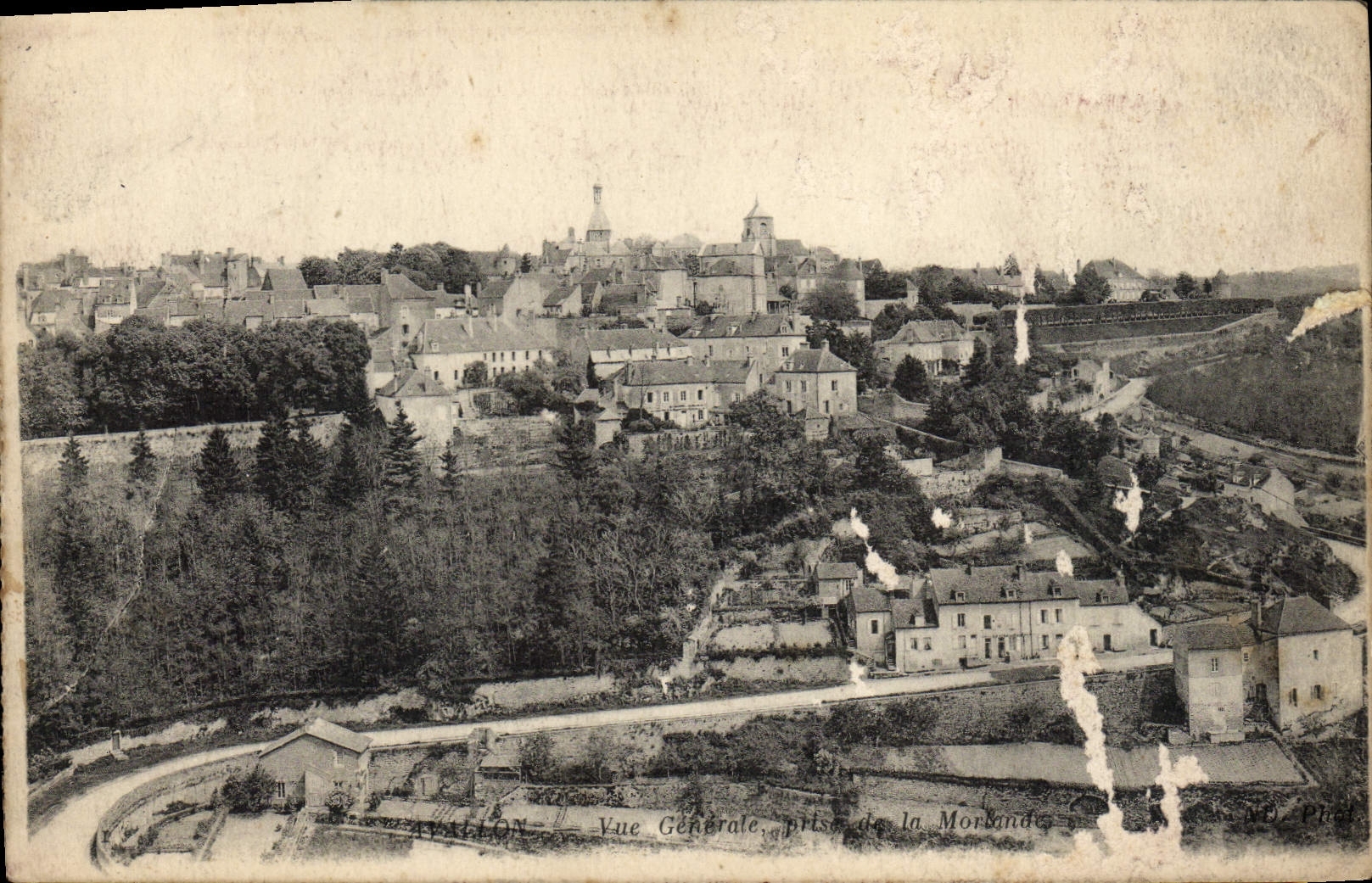 CPA Avallon Vue Generale 