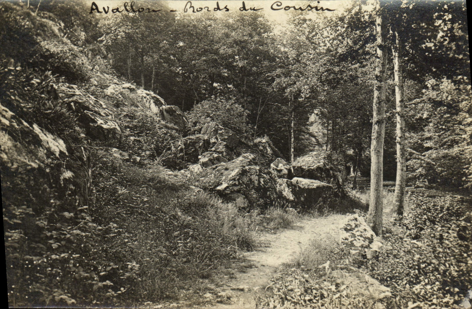 CPA Avallon Bords Du Cousin