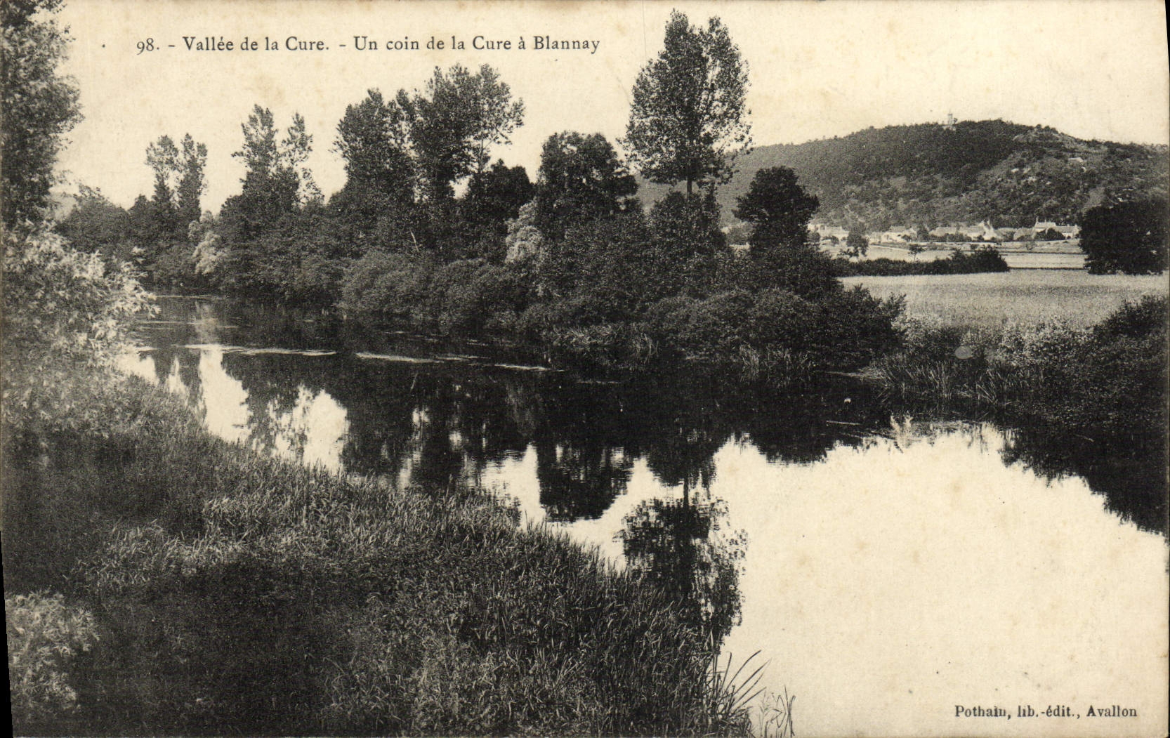 La POSTAL Vallee de la VENDIMIA de la curación una esquina de la curación tiene Blannay