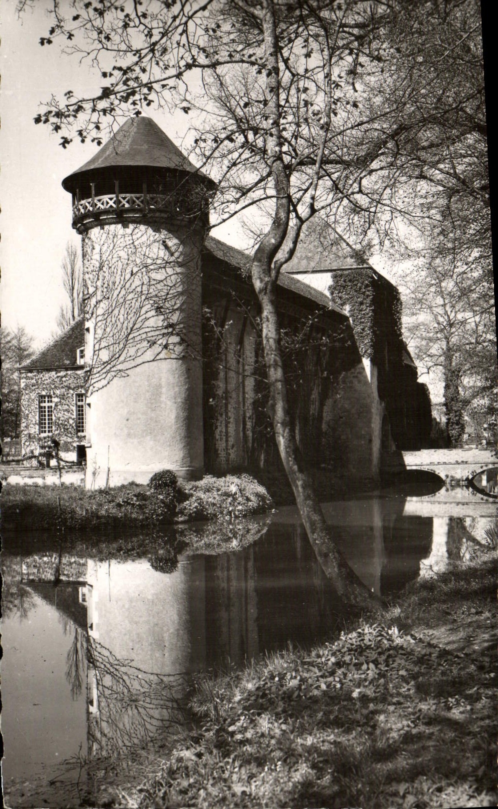 MODERN CARD Bleneau the Castle the Tower Of Guet the Keep