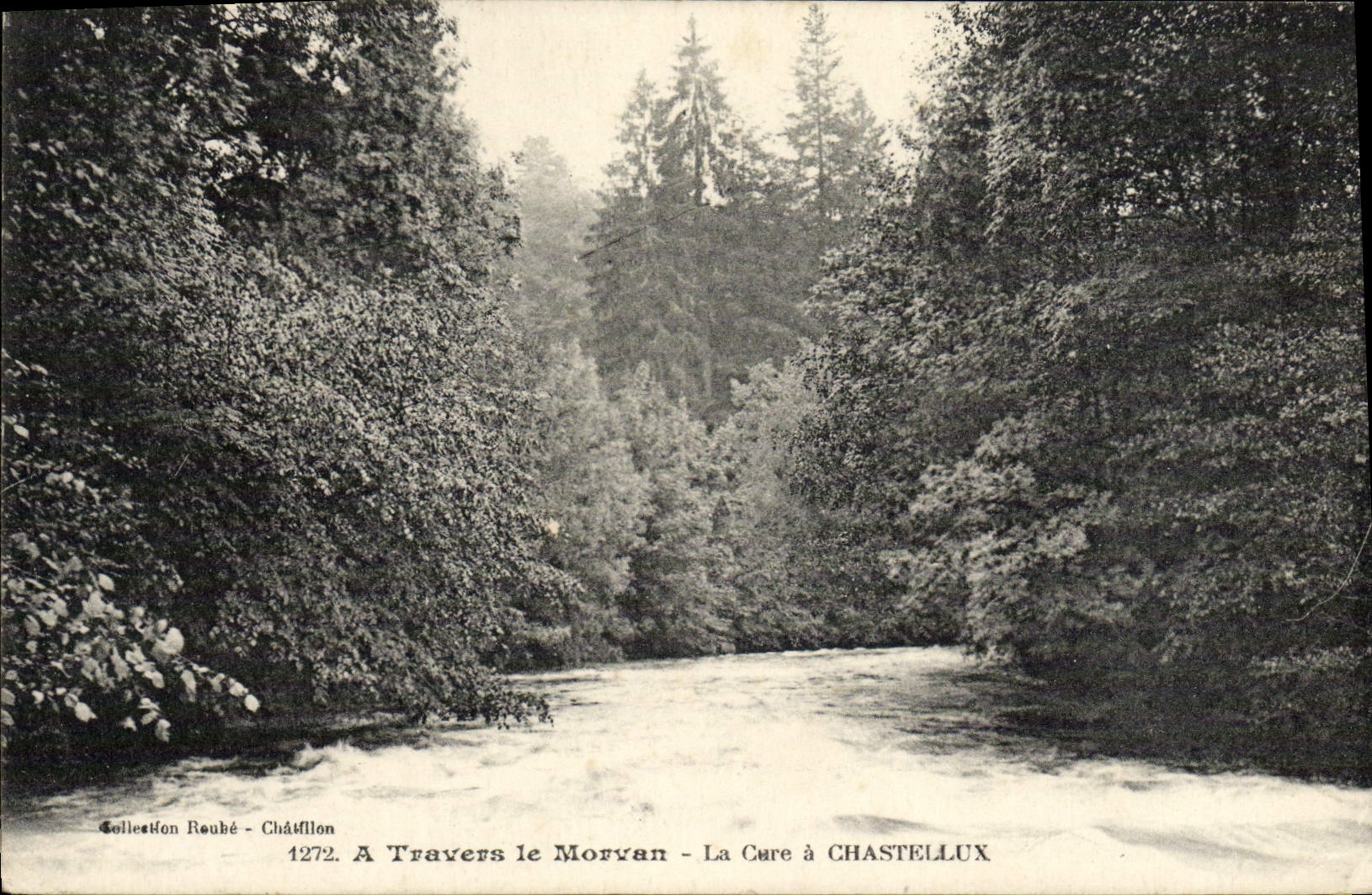 CPA A Travers Le Morvan La Cure A Chastellux