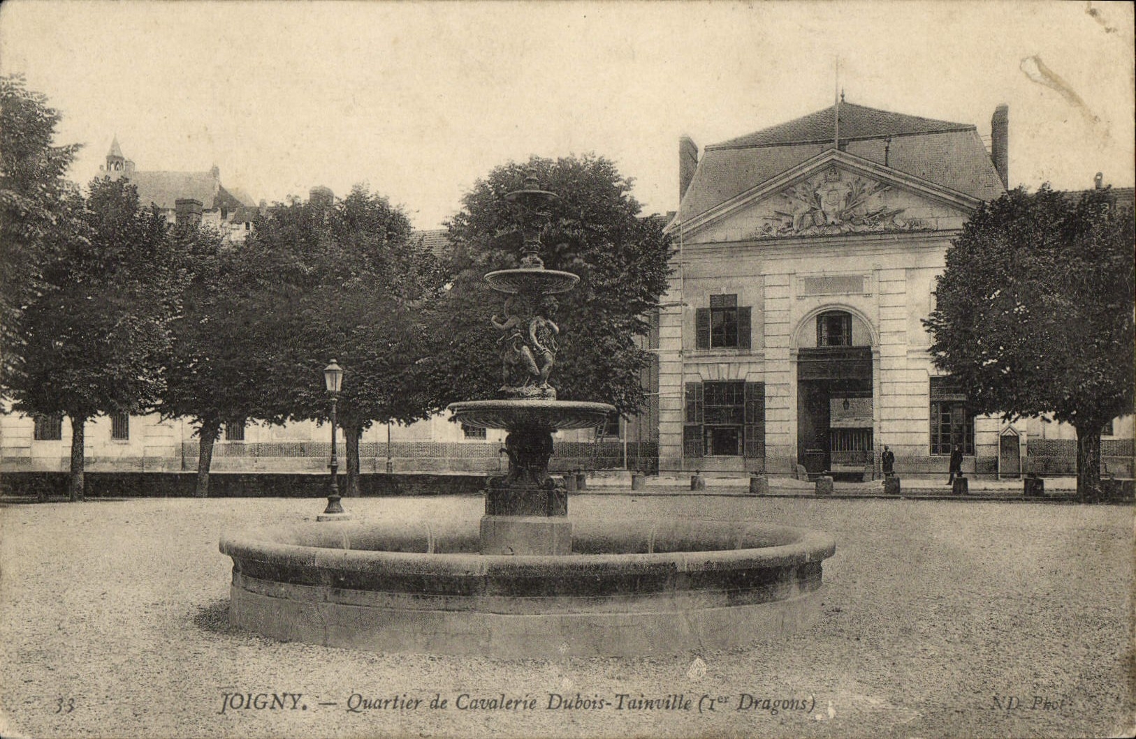 CPA Joigny Quartier De Cavalerie Dubois Tainville 1er Dragons Militaria 