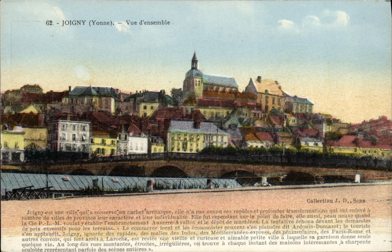 CPA Joigny Vue d'Ensemble