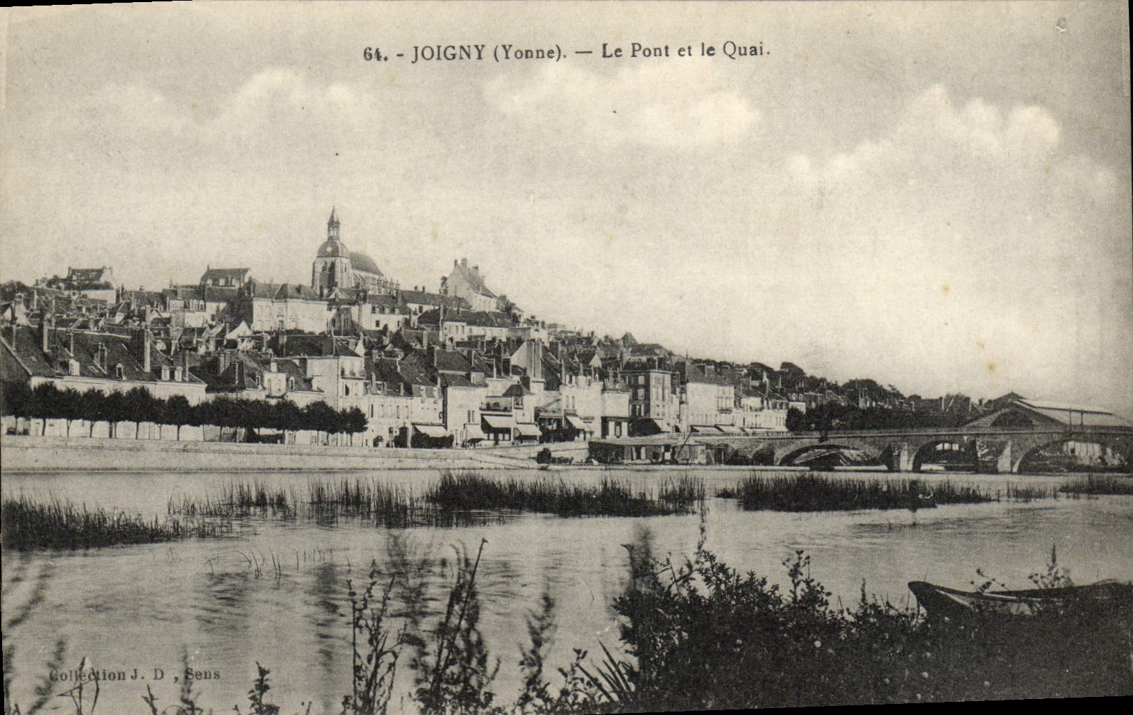 CPA Joigny Le Pont Et Le Quai