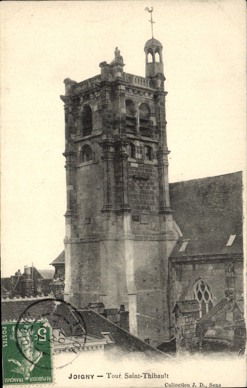 CPA Joigny Tour Saint Thibault