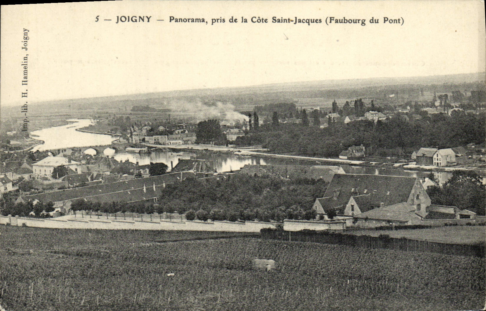 CPA Joigny Panorama Pris De La Cote Saint Jacques Faubourg du pont