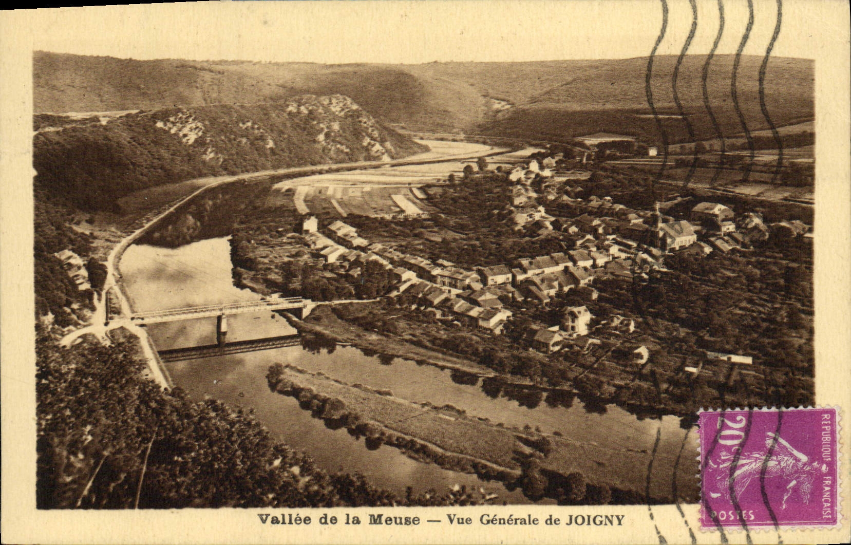 CPA Vallee De La Meuse Vue Generale De Joigny