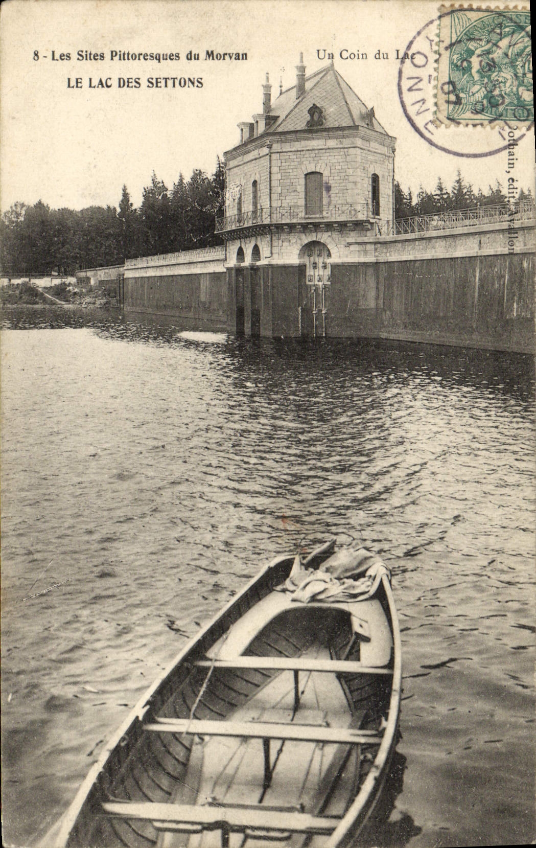 CPA Les Sites Pittoresques du Morvan Le Lac Des Settons