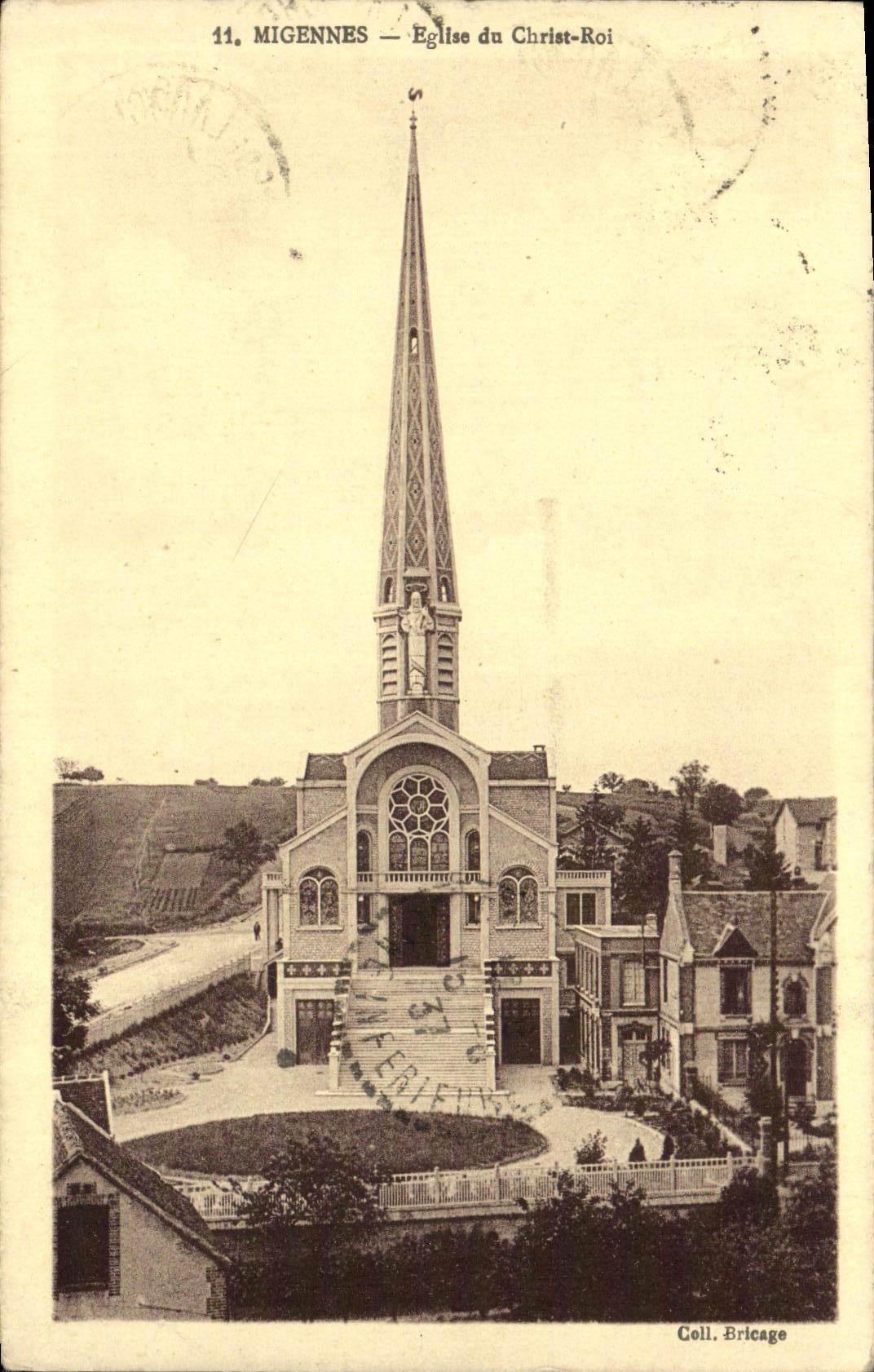 CPA Migennes Eglise du Christ Roi