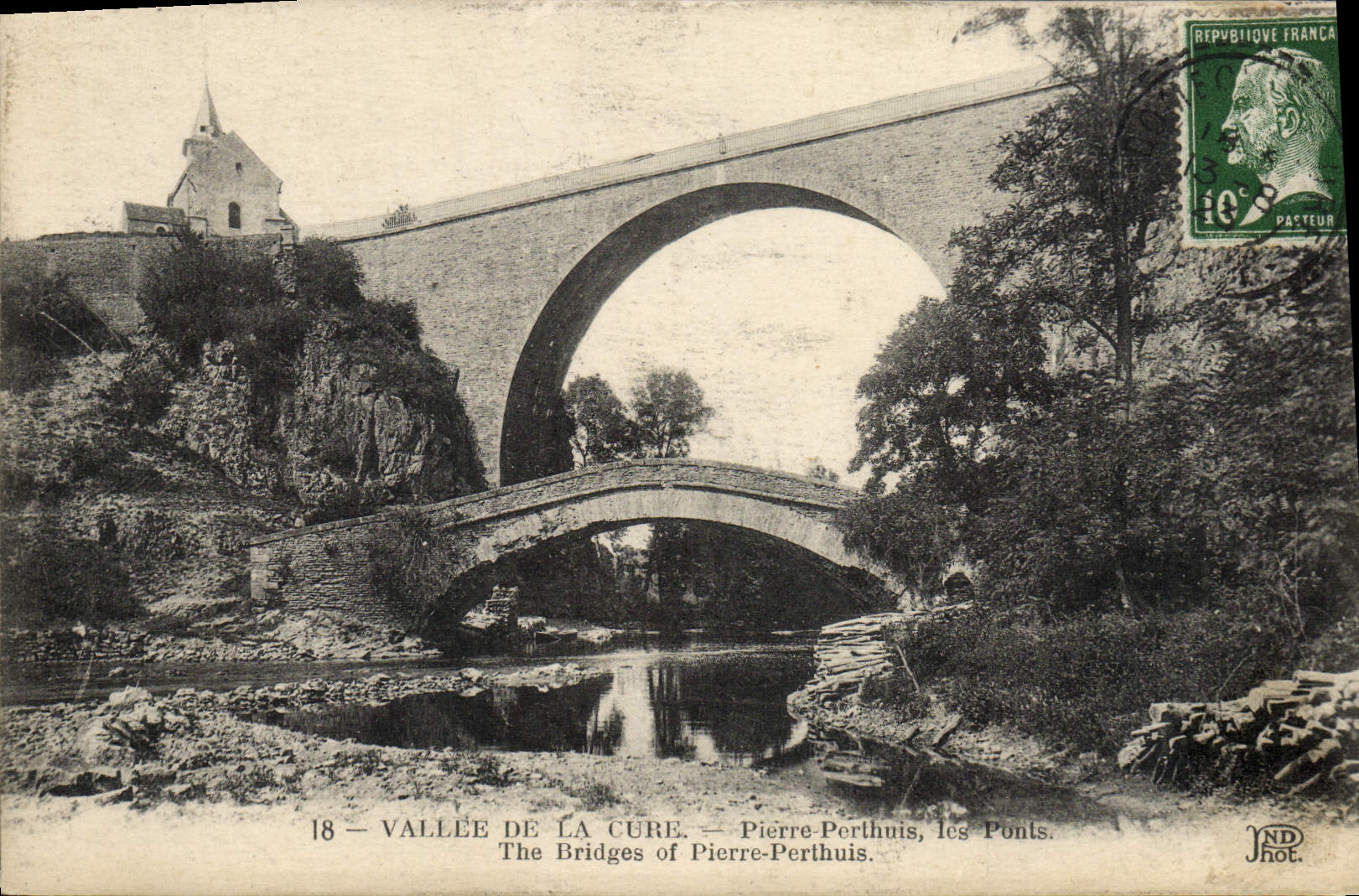 CPA Vallee De La Cure Pierre Perthuis Les Ponts