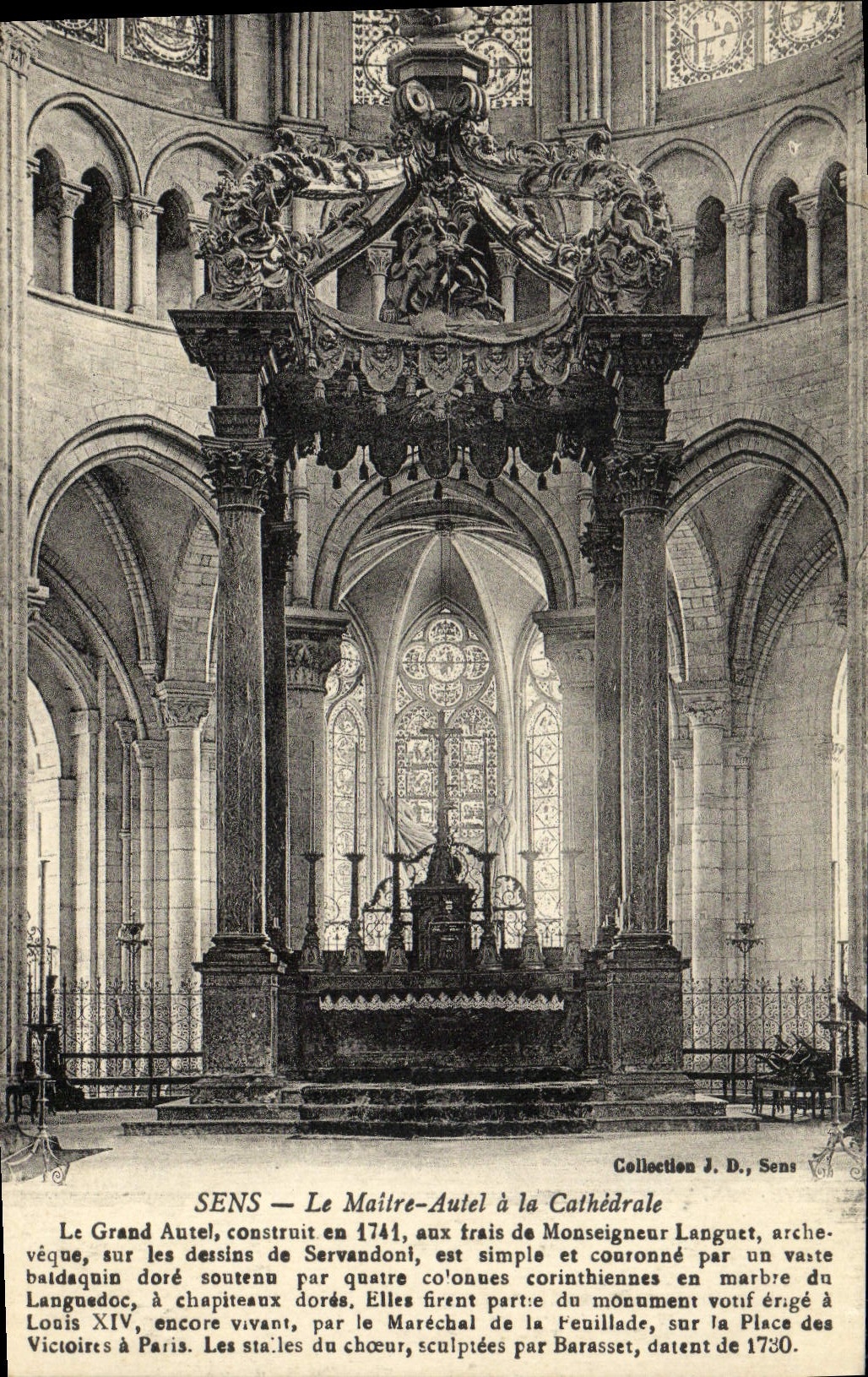 CPA Sens Le Maitre Autel a la Cathedrale