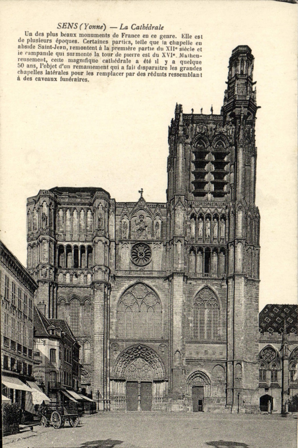 CPA Sens La Cathedrale