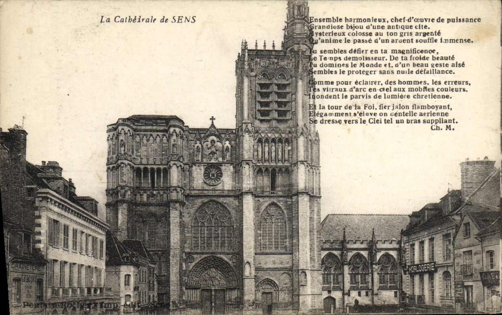 CPA La Cathedrale de Sens