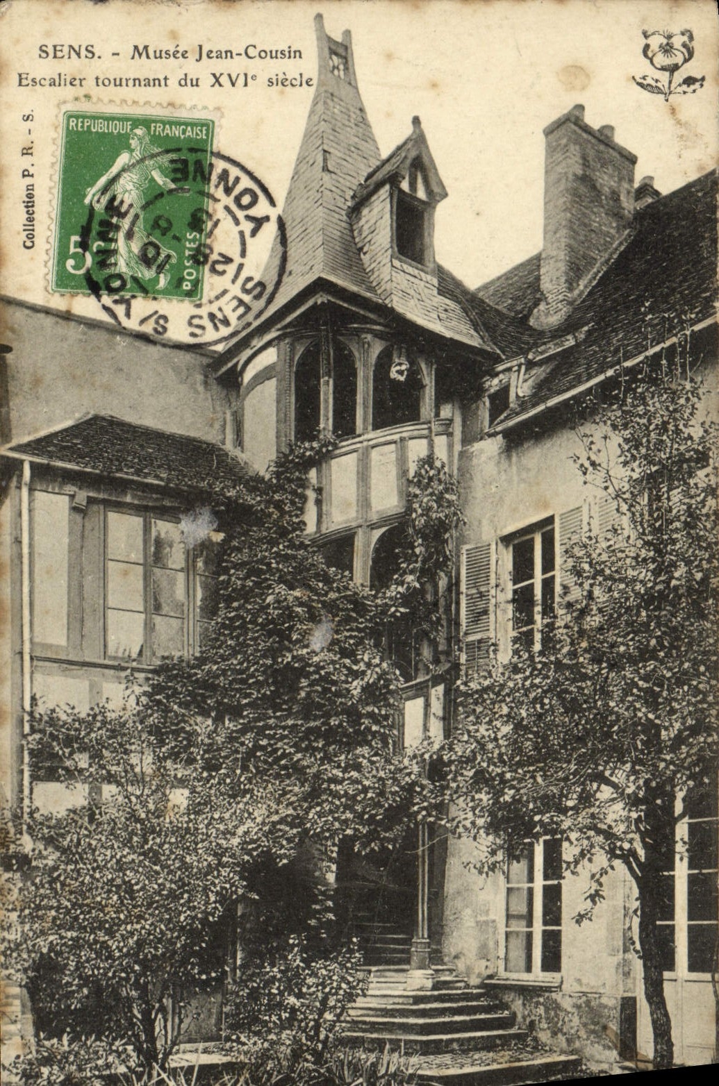 VINTAGE POSTCARD Sens Museum Jean Cousin
