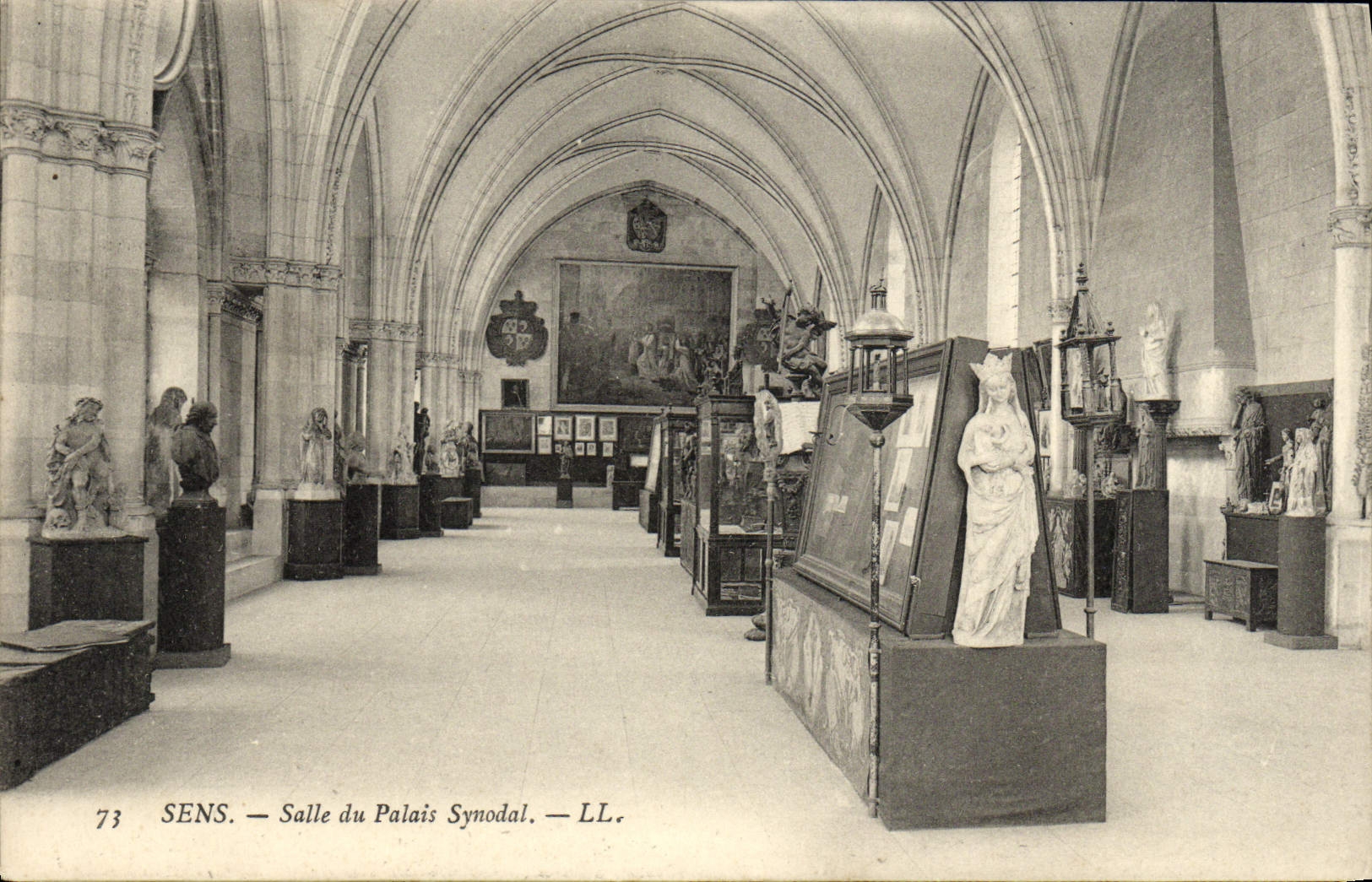 CPA Sens Salle Du Palais Synodal