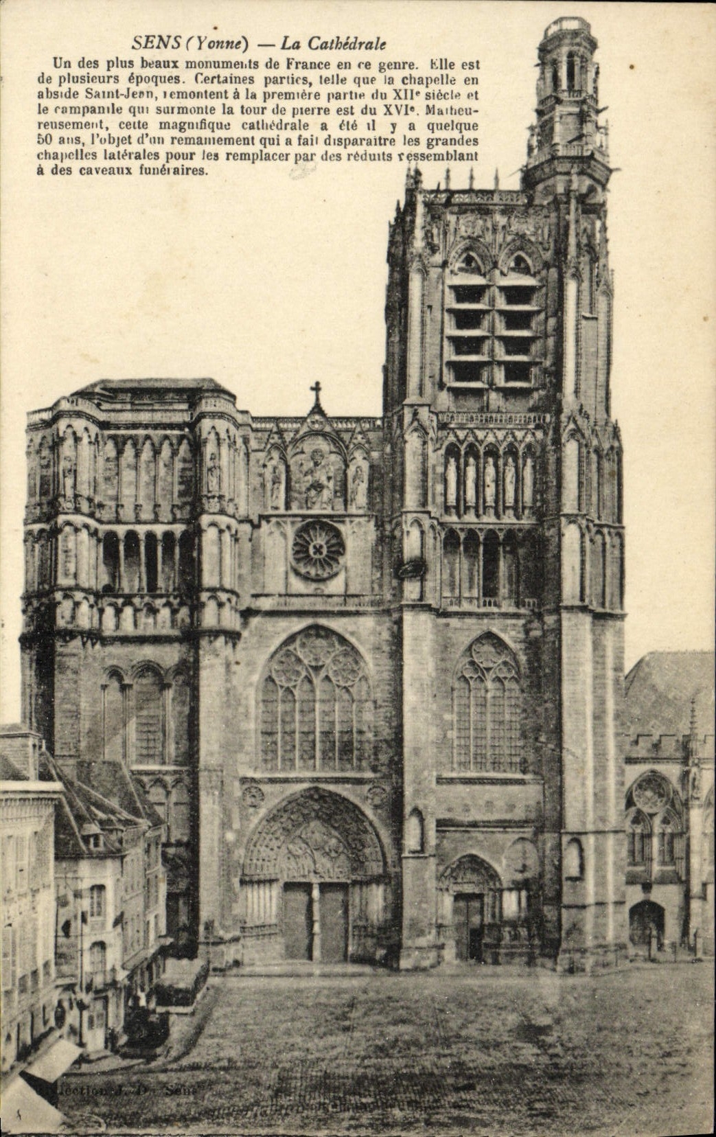 CPA Sens La Cathedrale 