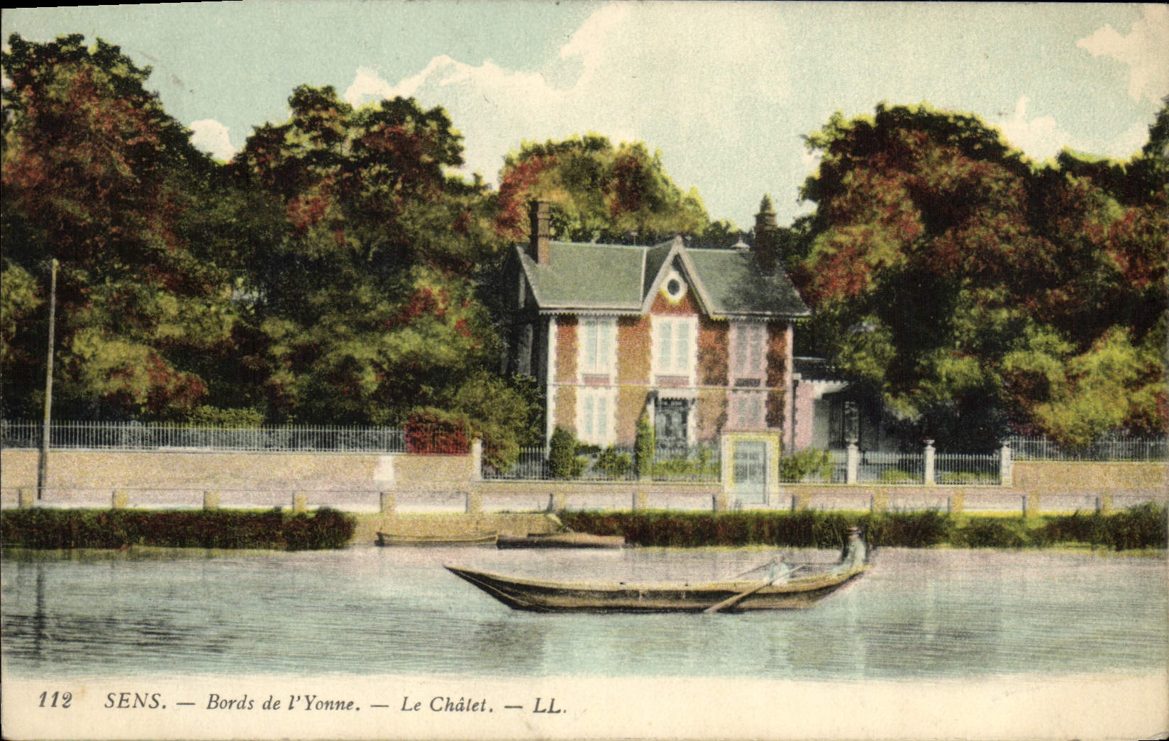 CPA Sens Bords de I'Yonne Le chalet 