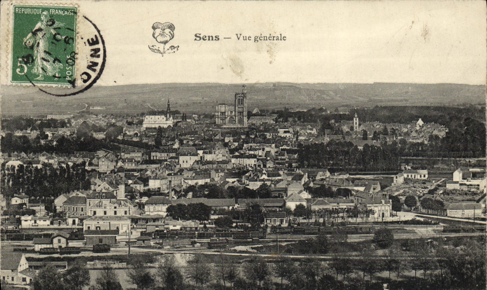 CPA Sens Vue Generale