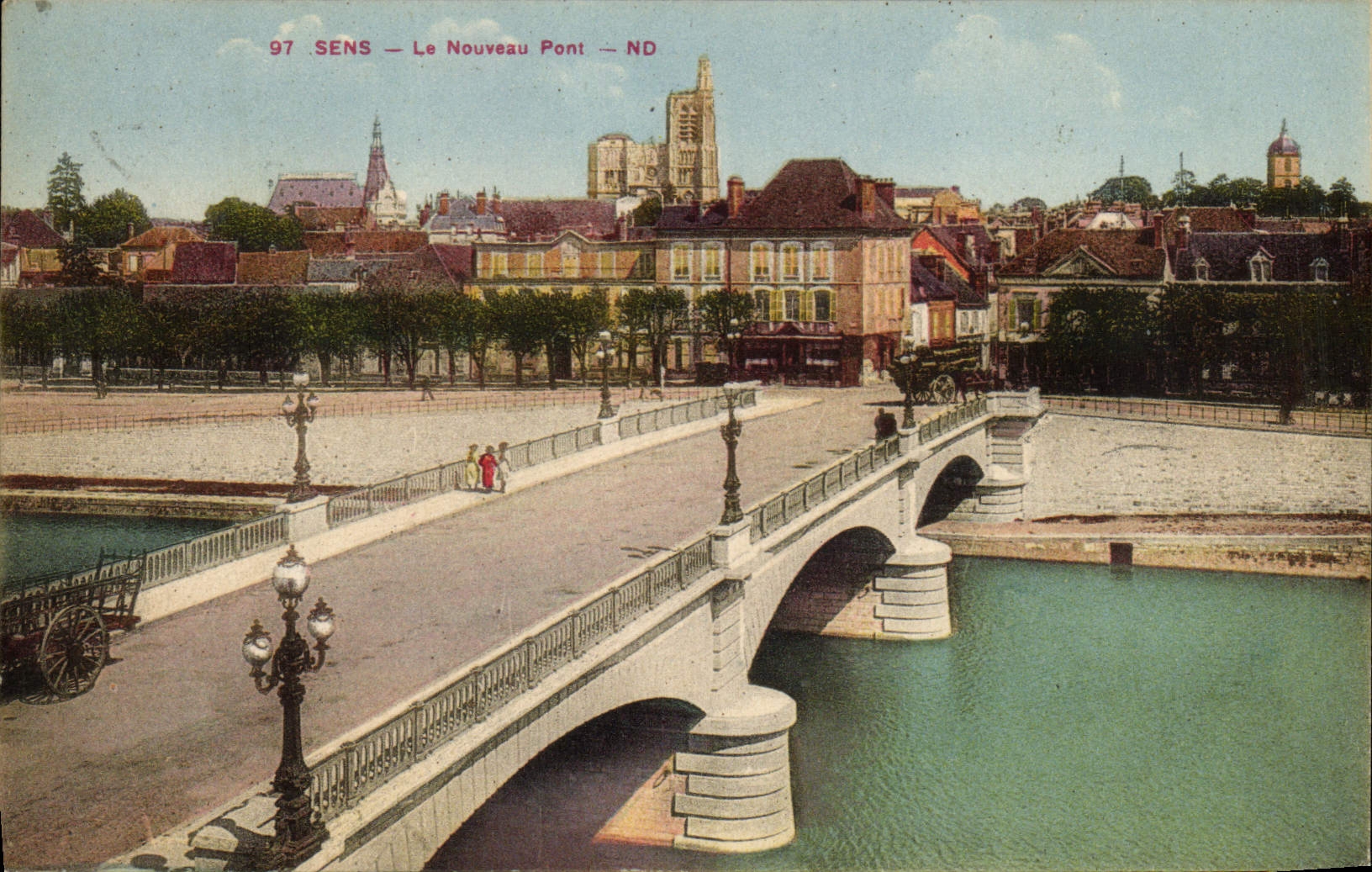 CPA Sens Le Nouveau Pont