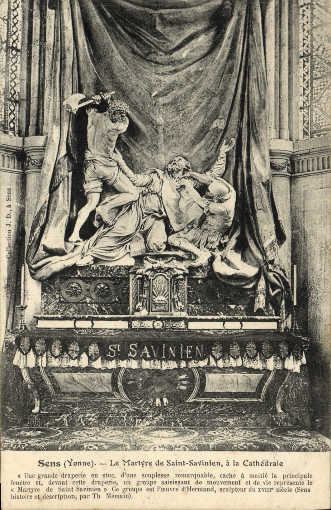 CPA Sens Le Martyre de Saint Savinien a la cathedrale