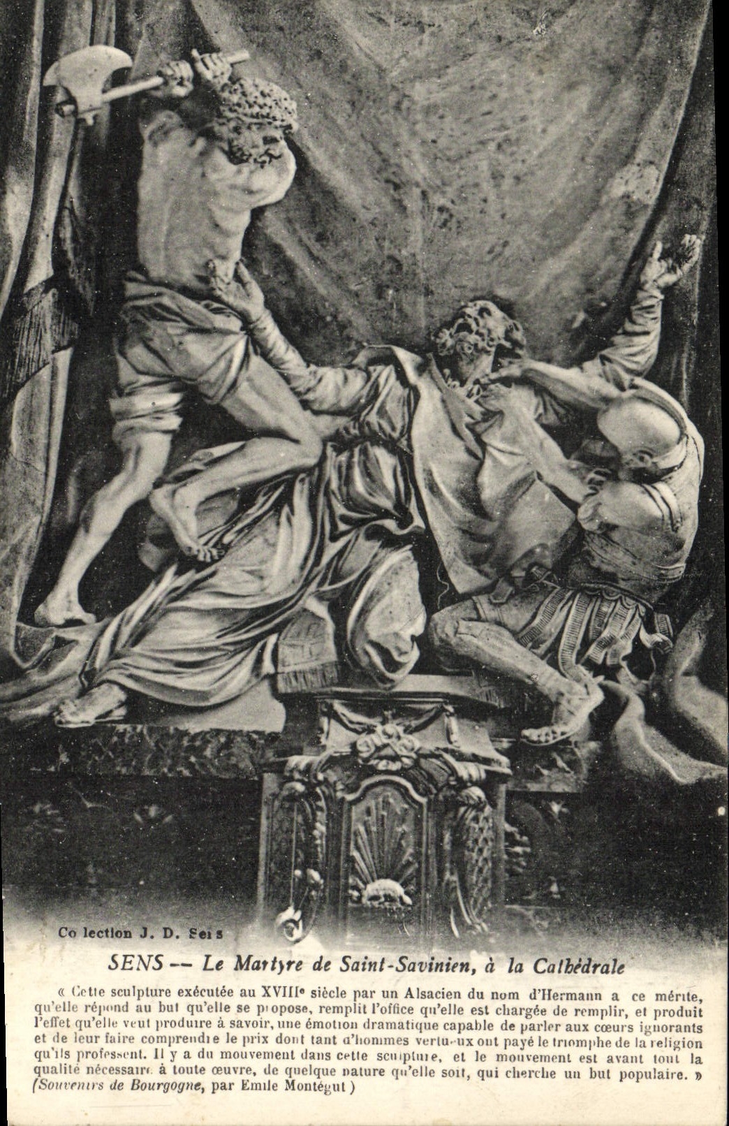 CPA Sens Le Martyre de Saint Savinien a la Cathedrale