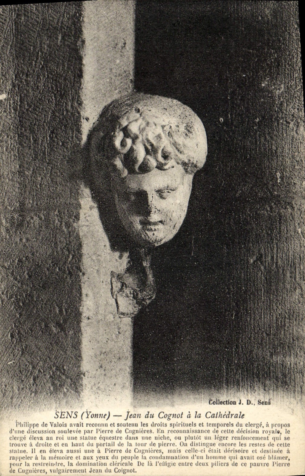 CPA Sens Jean du Cognot a la Cathedrale