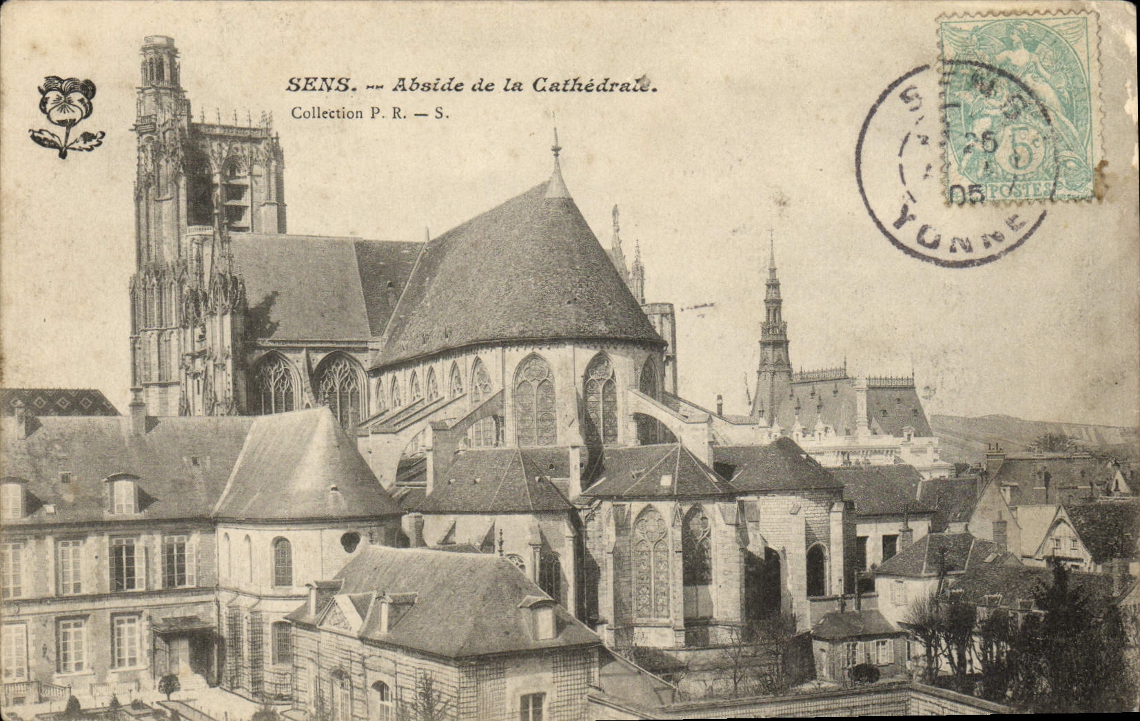 CPA Sens Abside de la Cathedrale