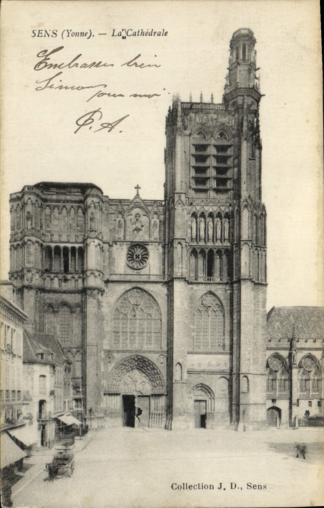CPA Sens La Cathedrale