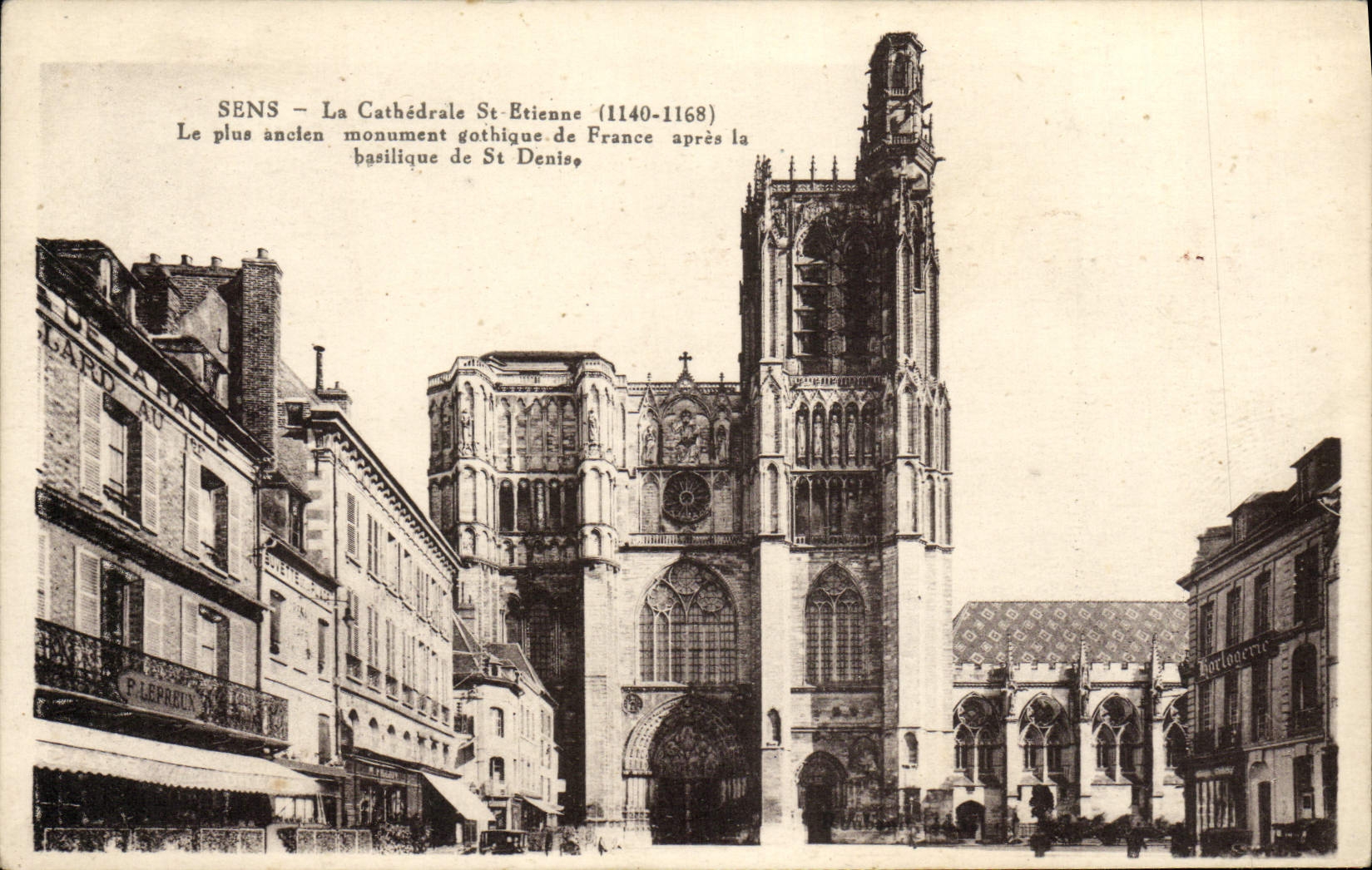 CPA Sens La Cathedrale St Etienne 