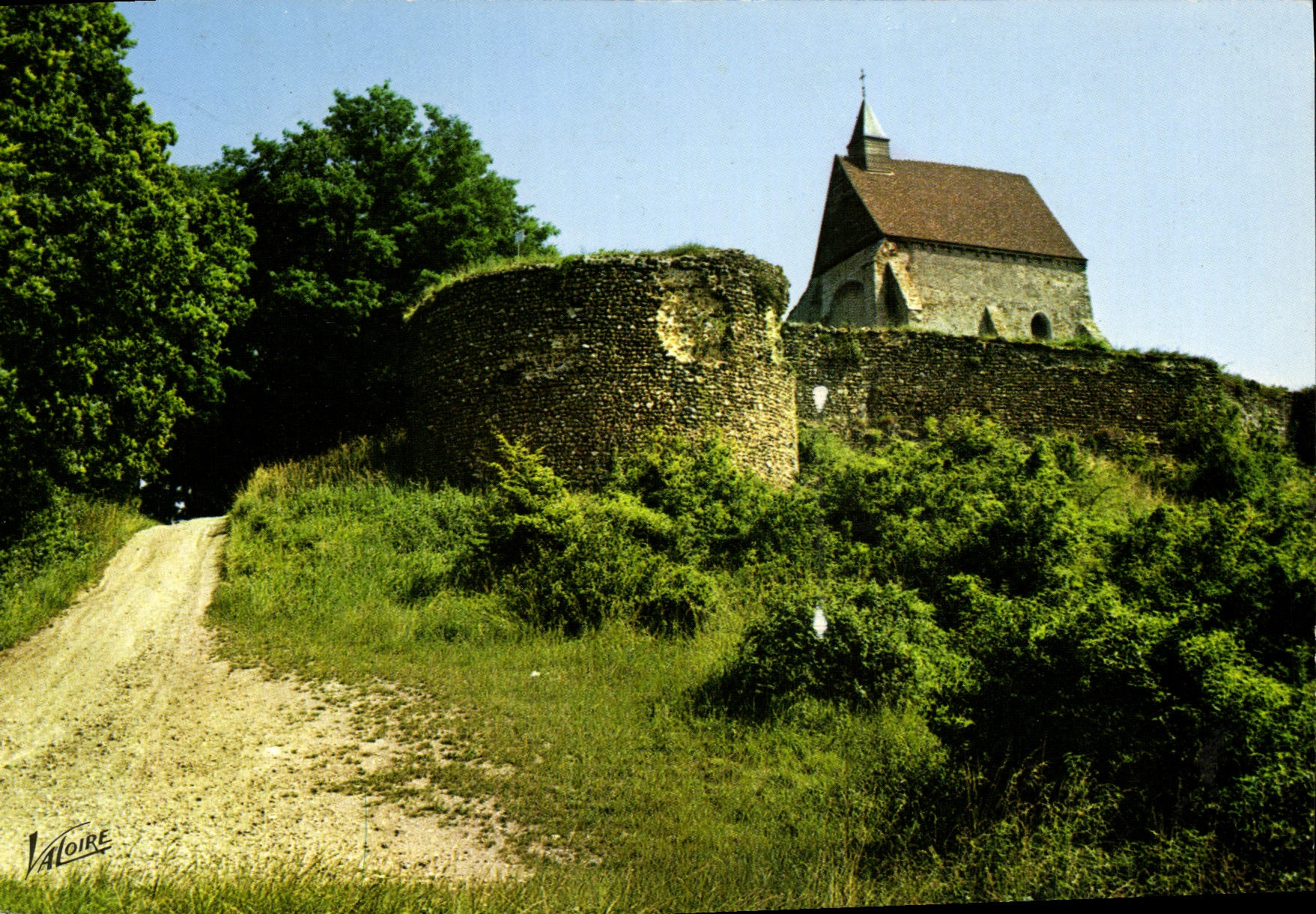 MODERN CARD Holy Julien of Sault the vault of Vauguilain