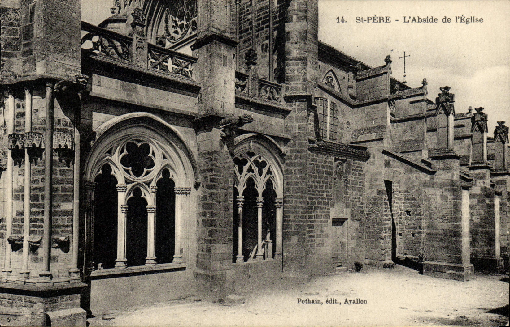 VINTAGE POSTCARD St Father the Apse of the Church