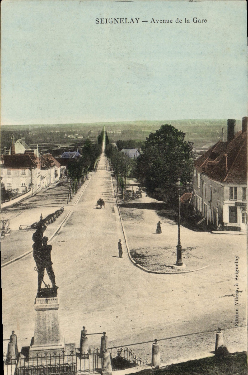 CPA Seignelay Avenue de la Gare