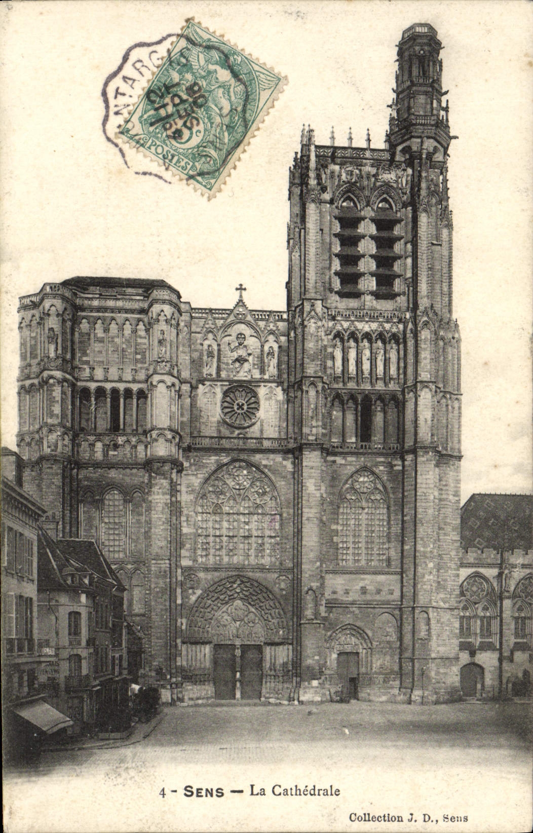 CPA Sens La Cathedrale