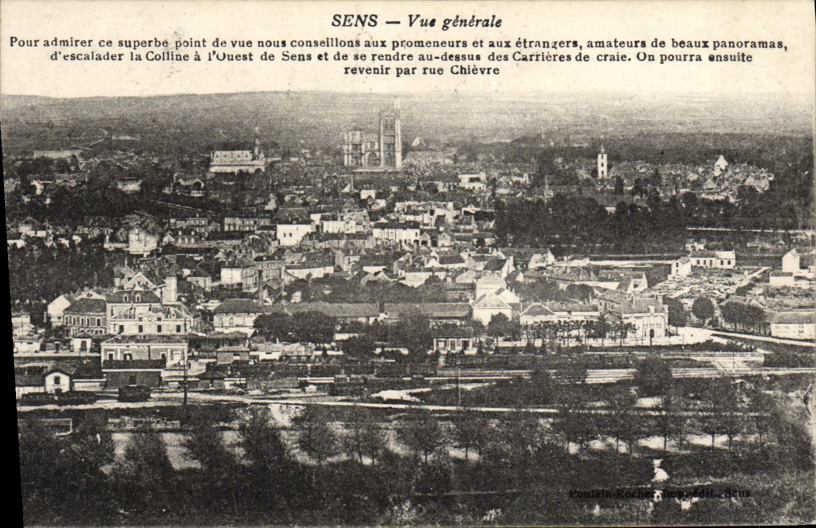 CPA Sens Vue Generale 