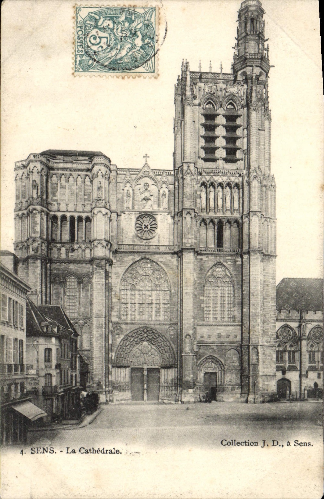 CPA Sens La Cathedrale