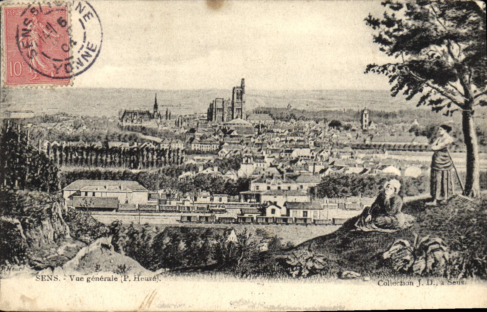 CPA Sens Vue generale