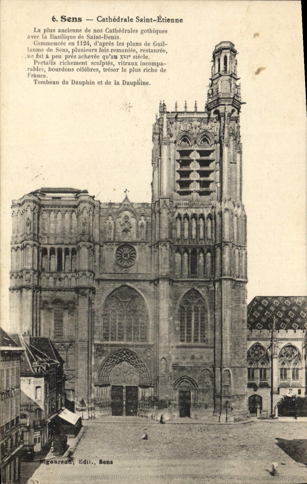 CPA Sens Cathedrale Saint Etienne