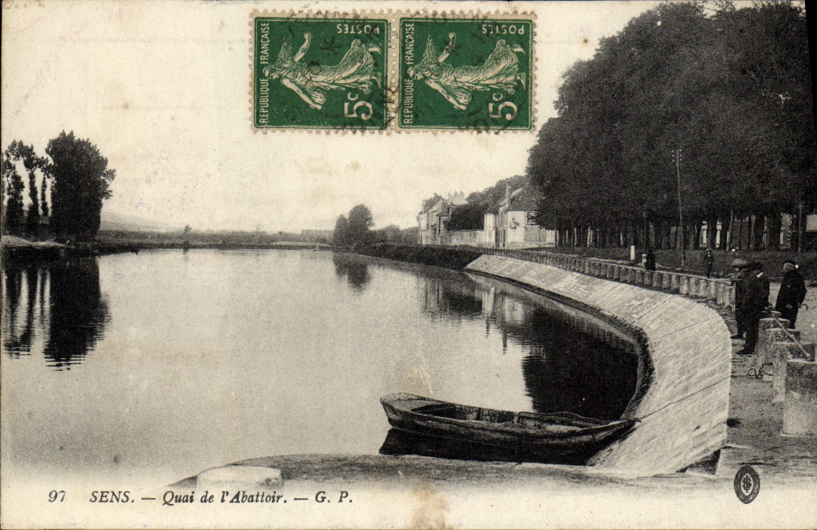 CPA Sens Quai de l'Abattoir