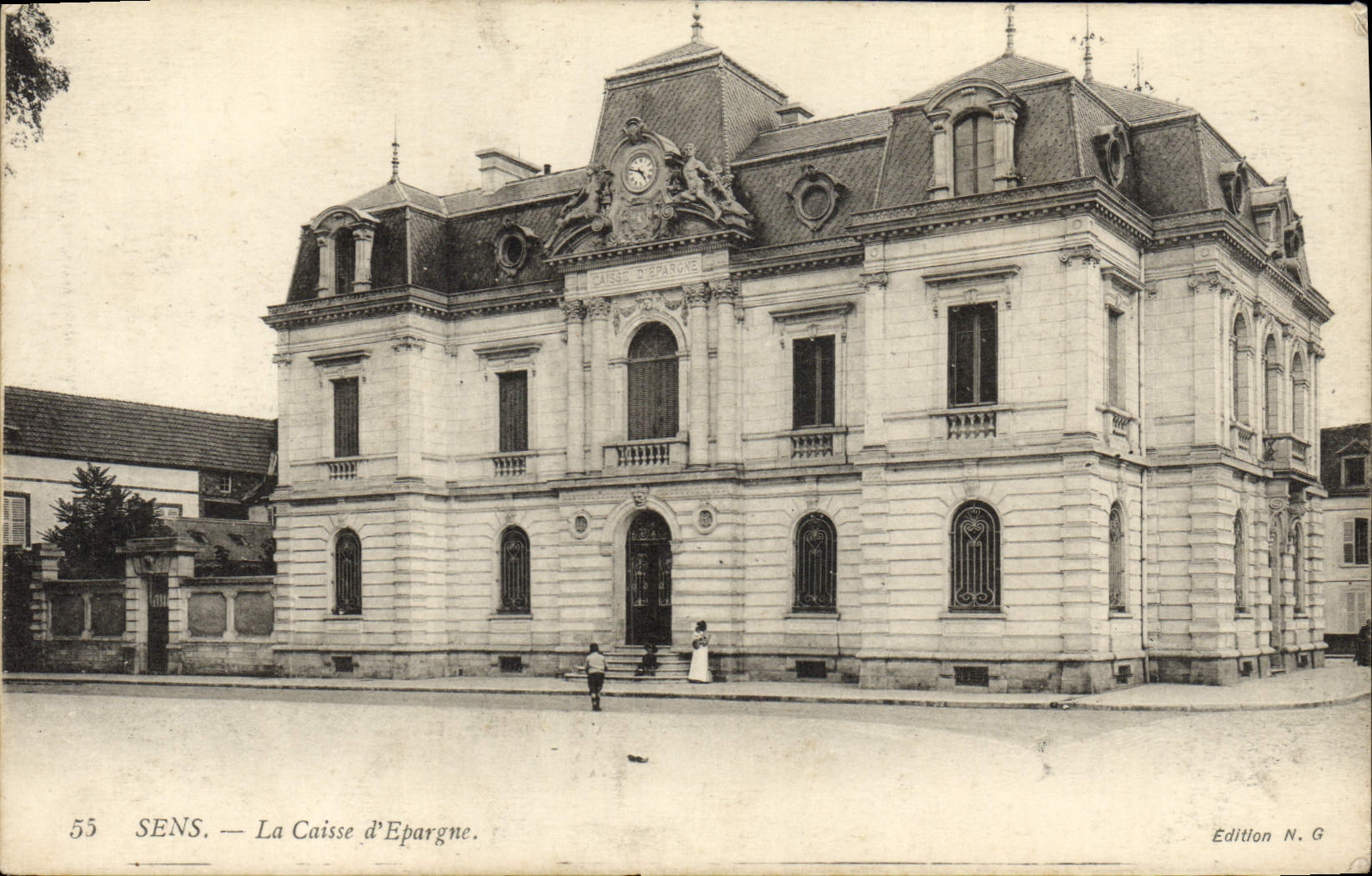 CPA Sens La Caisse d'Epargne