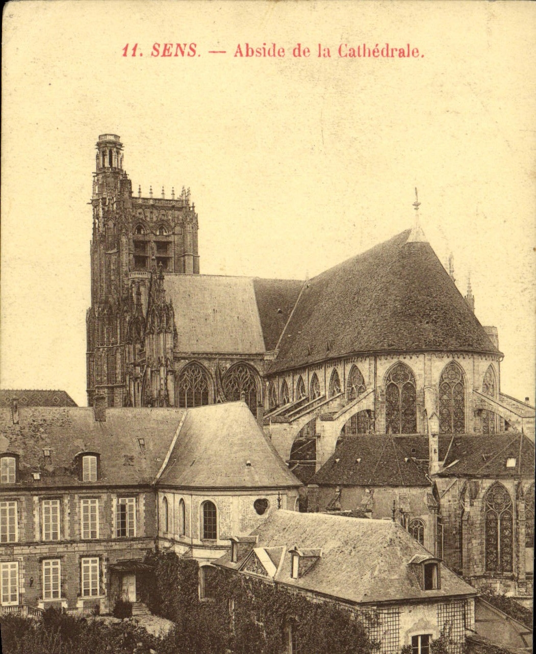 CPA Sens Abside de la Cathedrale