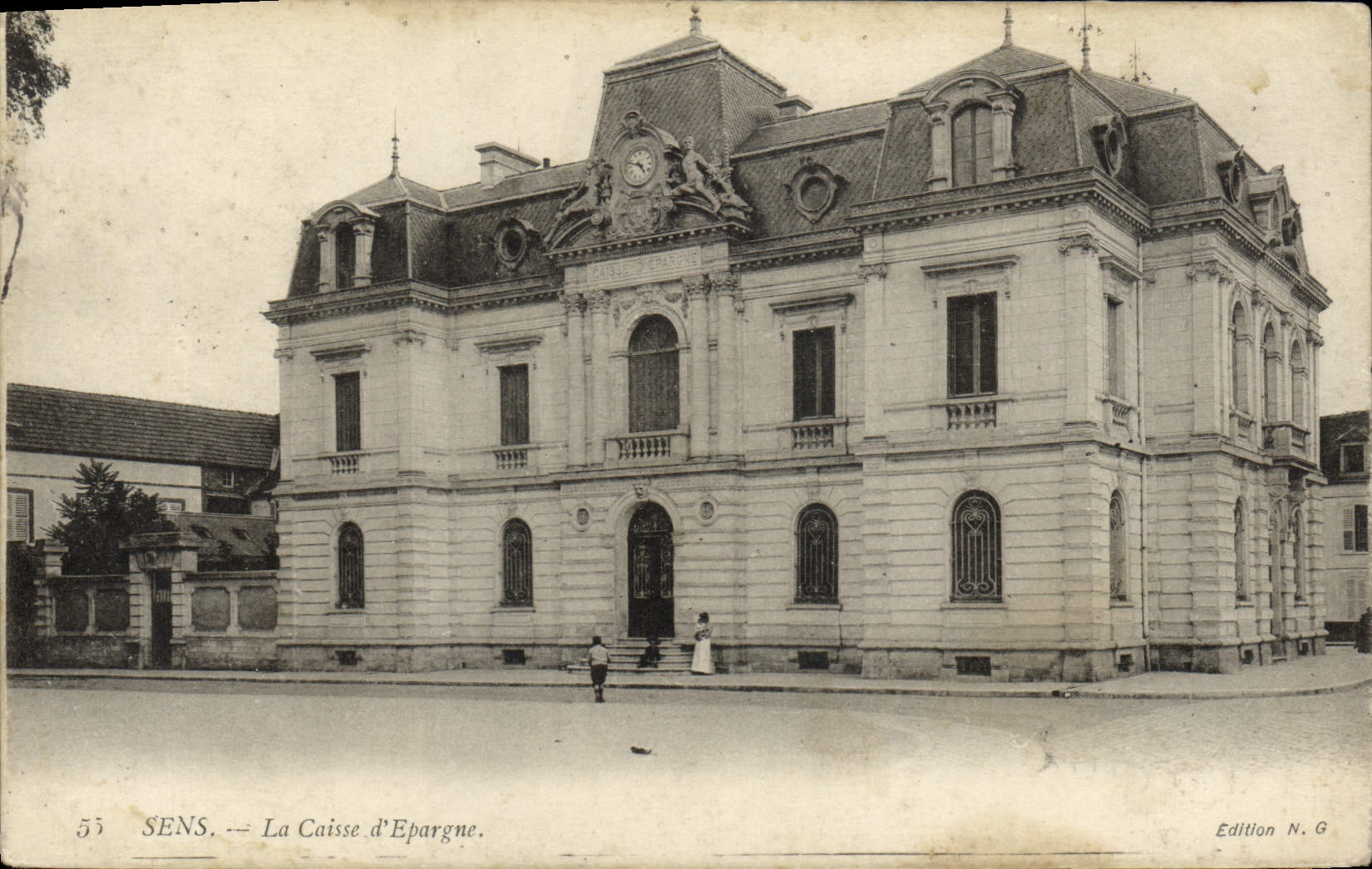 CPA Sens La Caisse d'Epargne