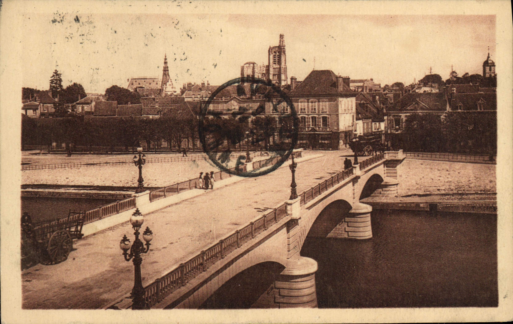 CPA Sens Le Nouveau Pont